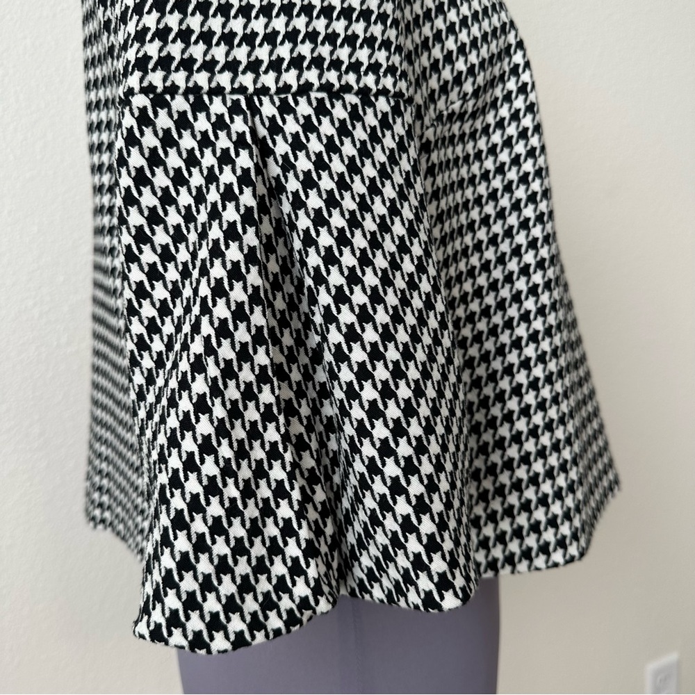 Vintage Houndstooth Stretch Blazer Sz PM - Picture 5 of 14